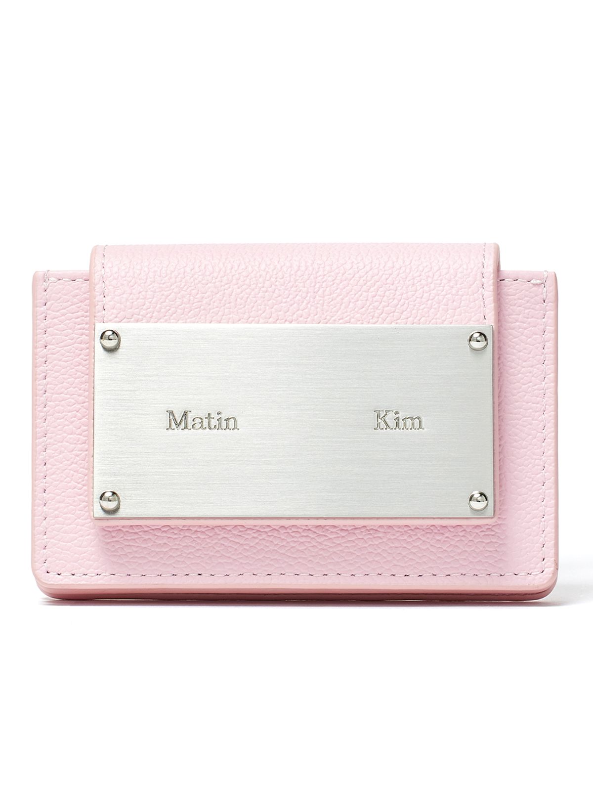 마뗑킴(MATIN KIM) ACCORDION WALLET IN LIGHT PINK