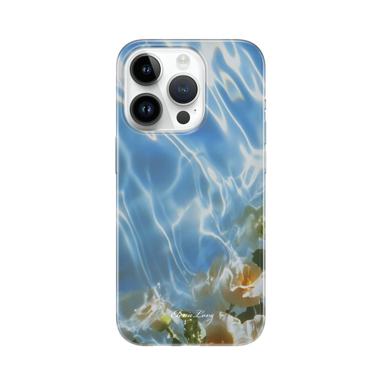 [Clear case] A garden in a wave 클리어케이스