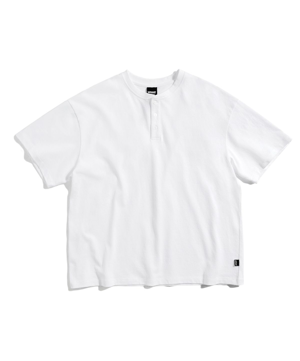 미니멀프로젝트(MINIMALPROJECT) 헤비웨이트 헨리넥 반팔티셔츠 MST180 [WHITE]