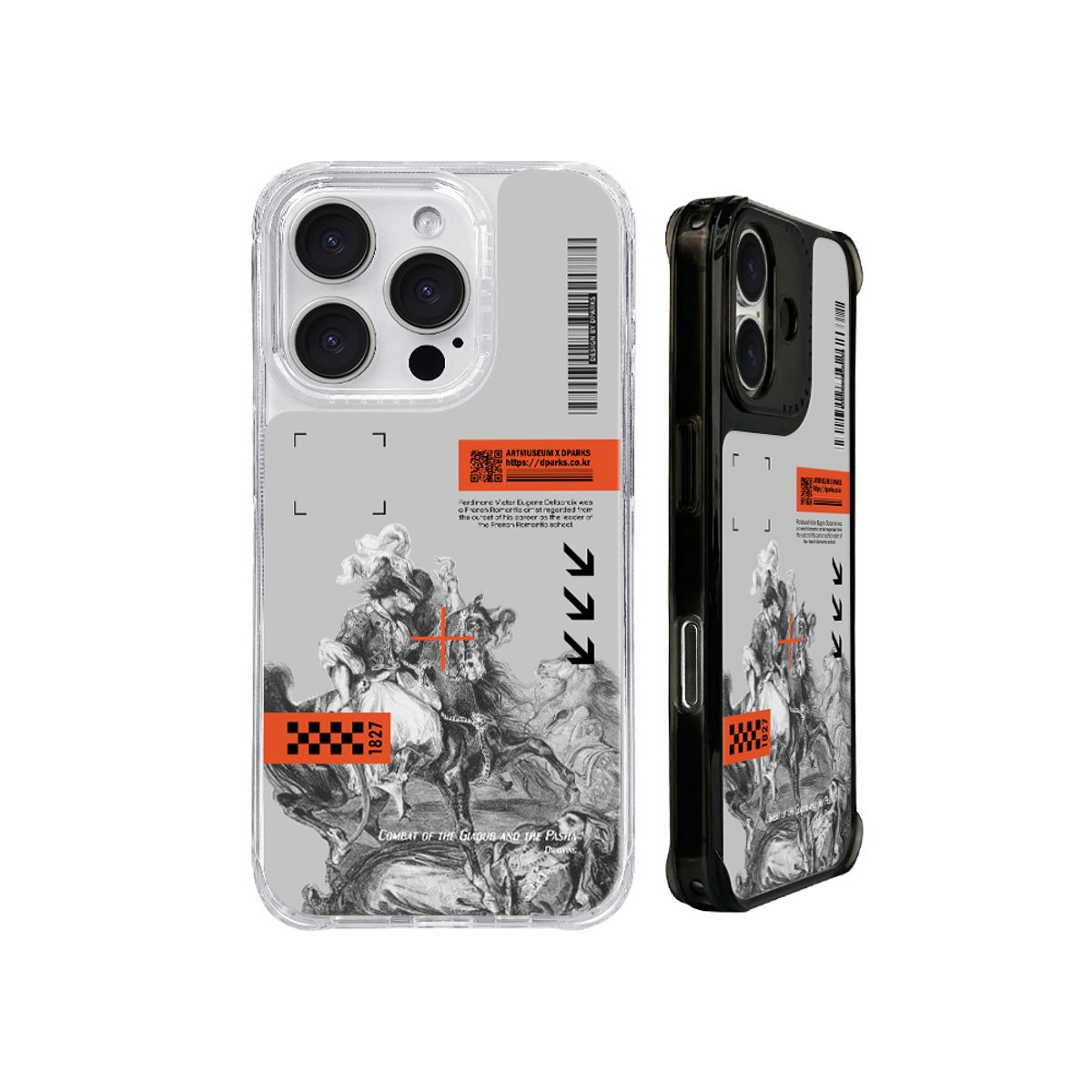 디팍스(D'PARKS) 외젠 들라크루아-Combat of the Giaour and the Pasha 맥세이프/교체형케이스 (커버+맥세이프 케이스 세트)