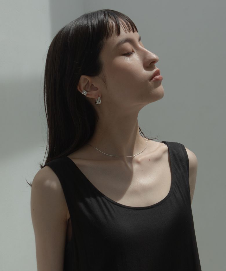 슬림 스네이크 체인 목걸이 Thin Snake Chain Necklace [Silver925](2 Size) / Silver