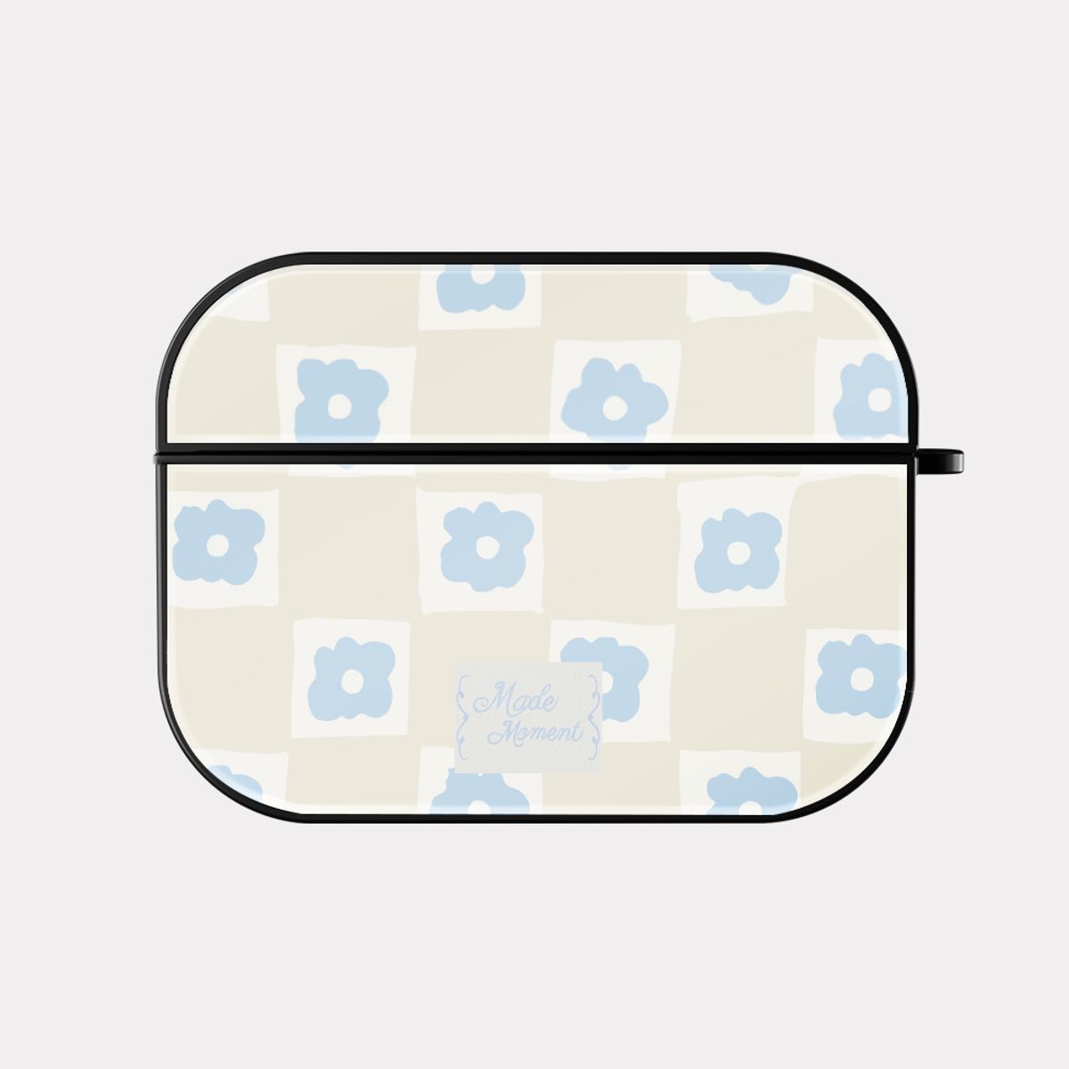 메이드모먼(MADEMOMENT) floral check 디자인 [bumper 에어팟케이스 시리즈]