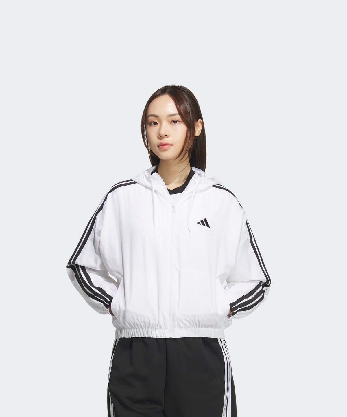 아디다스(ADIDAS) 3S 우븐 윈드브레이커 JZ2161