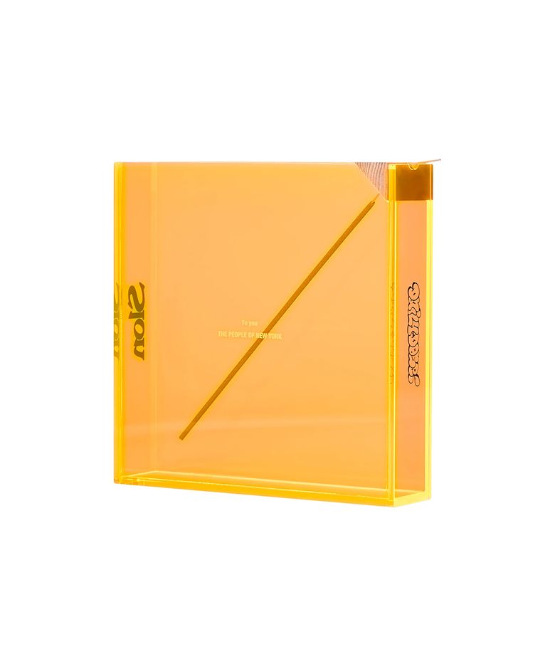슬론스토어 10주년 ‘preciate ya’ 아크릴 인센스 버너 - 세이프티 오렌지