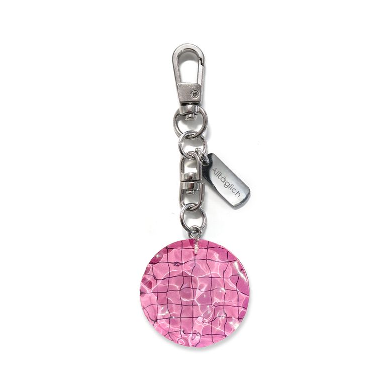 수영장 키링 Pink swimming pool keyring (hand made) ver.3