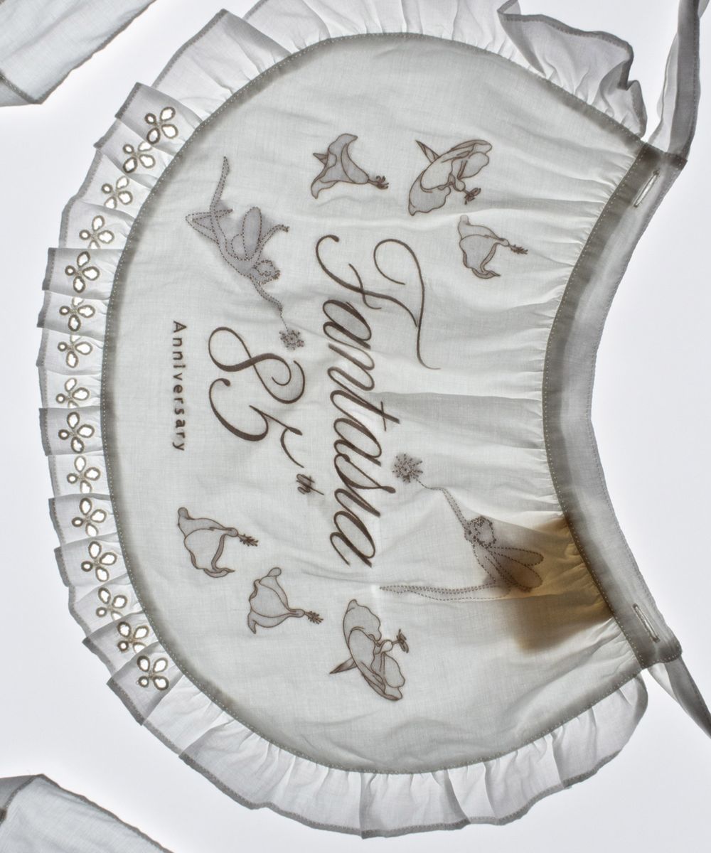 [Sculptor X Fantasia] Eyelet Apron White