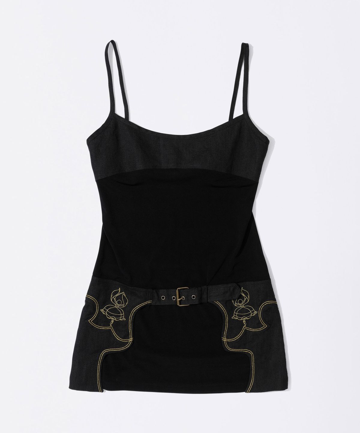 스컬프터(SCULPTOR) [Sculptor X Fantasia] Western Mini Dress Black