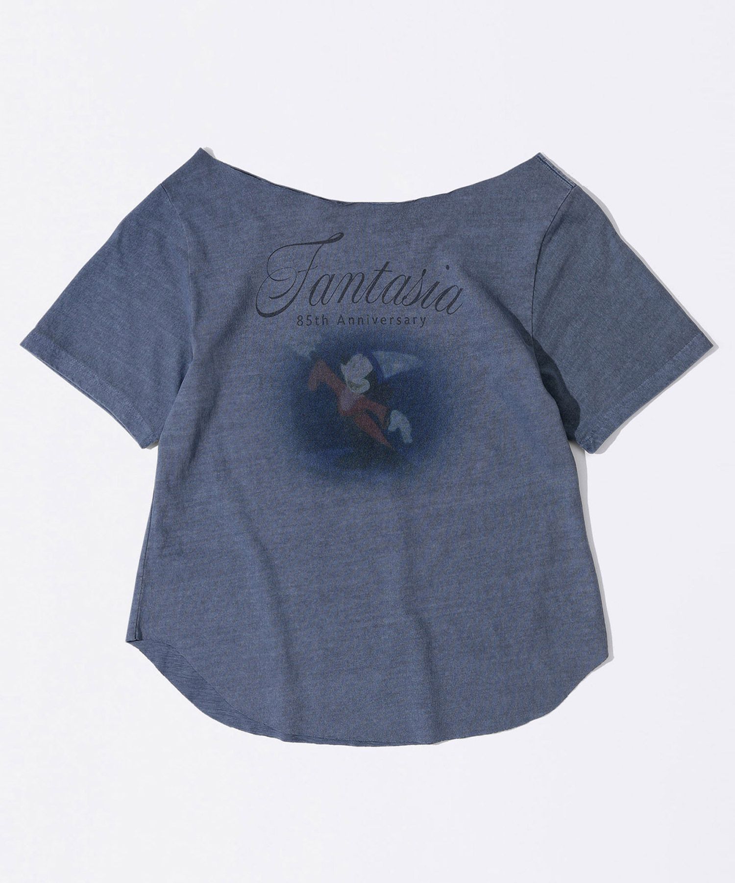 ★SCULPTOR★ Sculptor X Fantasia Mickey Cut Out Tee Washed N Sculptor X Fantasia] Mickey Cut Out Tee Dirty White