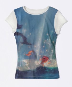 [Sculptor X Fantasia] Three Chapter Tee White