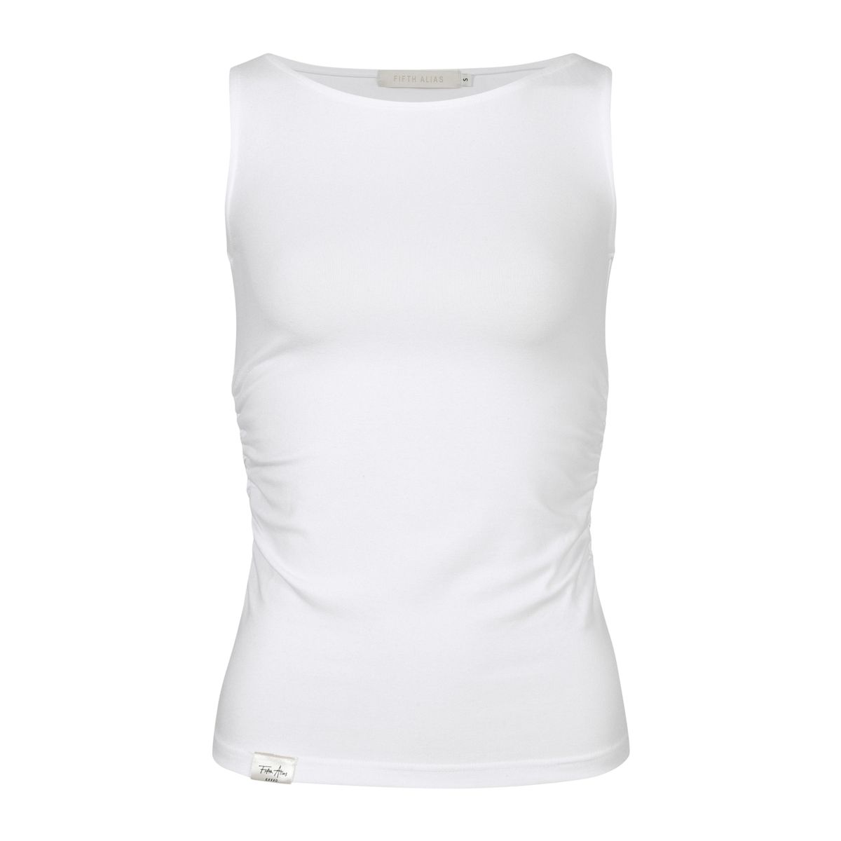 피프트 에일리어스(FIFTHALIAS) (코튼 모달) Easy tank top White