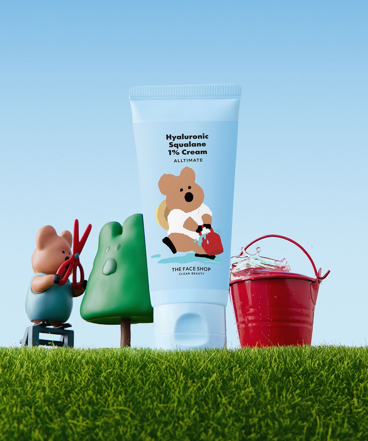 더페이스샵(THE FACE SHOP) [다이노탱 에디션]  올티밋 히알루로닉 스쿠알란 1% 크림 증량