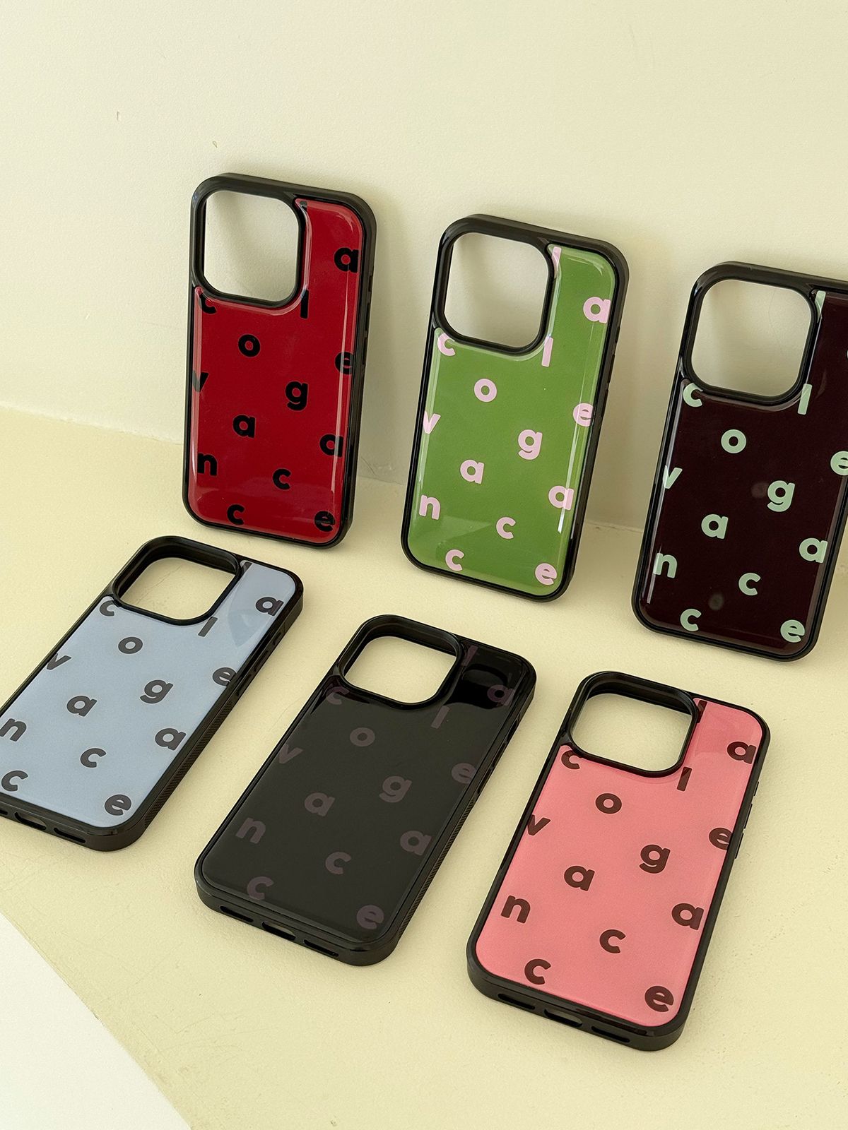 꼴라주바캉스(COLLAGEVACANCE) Logo Alphabet Color Epoxy Case - 6colors (폰케이스)