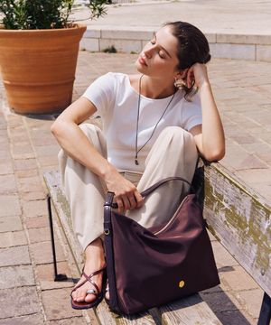 Sac Agnes Nylon WineBrown