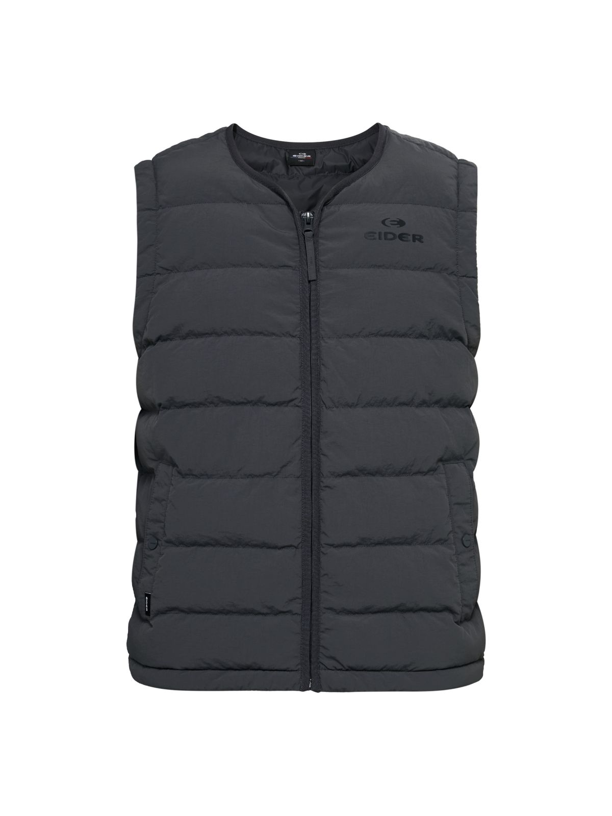 아이더(EIDER) POP U넥 남성 경량 패딩 베스트_Dark Grey