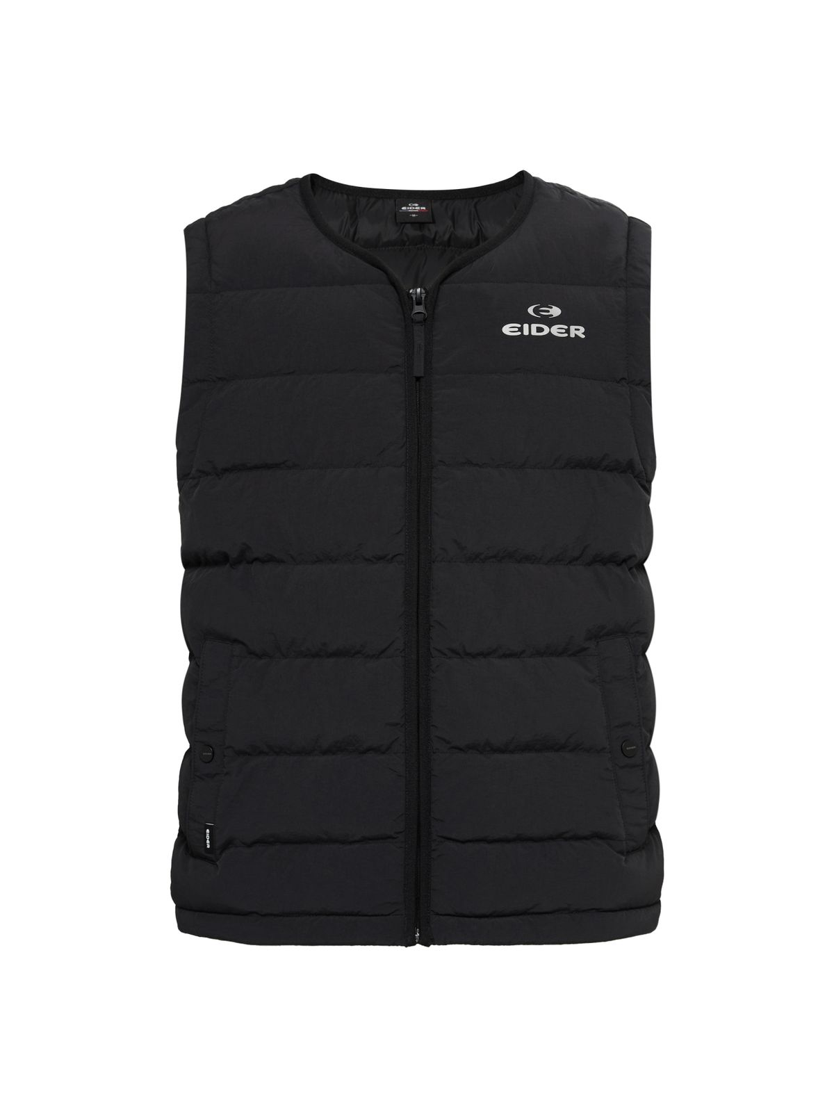 아이더(EIDER) POP U넥 남성 경량 패딩 베스트_Black