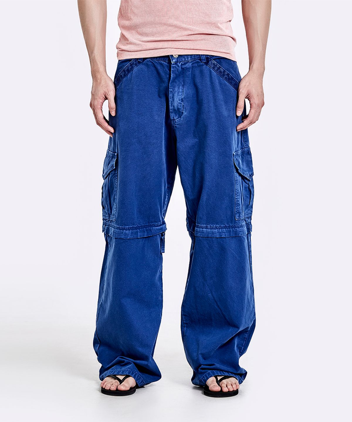 51퍼센트(51PERCENT) Cargo Pants - Washed Blue