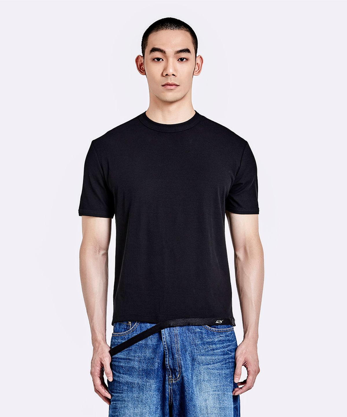 51퍼센트(51PERCENT) Banding T-shirt - Black