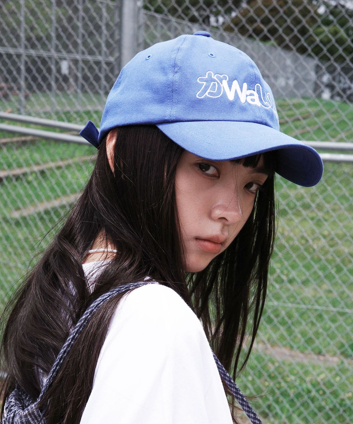 원더비지터(WONDERVISITOR) KAWAii ball-cap [Blue]
