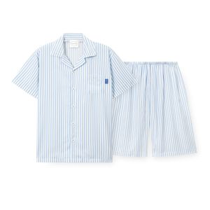 남성 D107 씨엘블루 반소매 상하