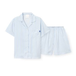 여성 D107 씨엘블루 반소매 상하