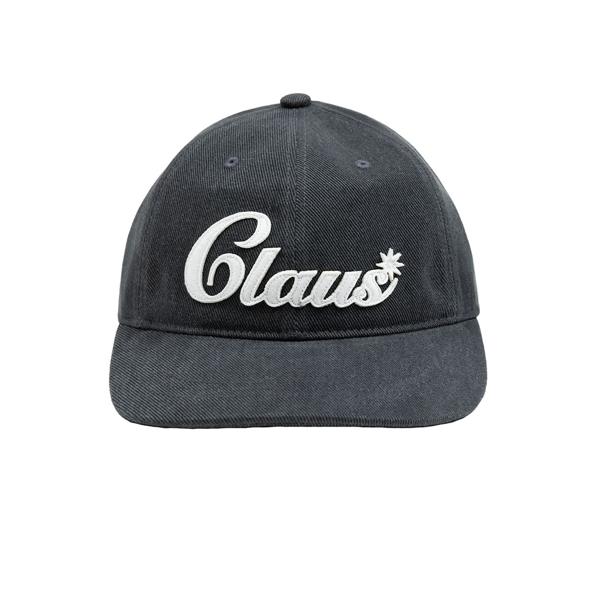 클로스랩(CLAUSLAB) CLAUS APPLIQUE CAP CHARCOAL