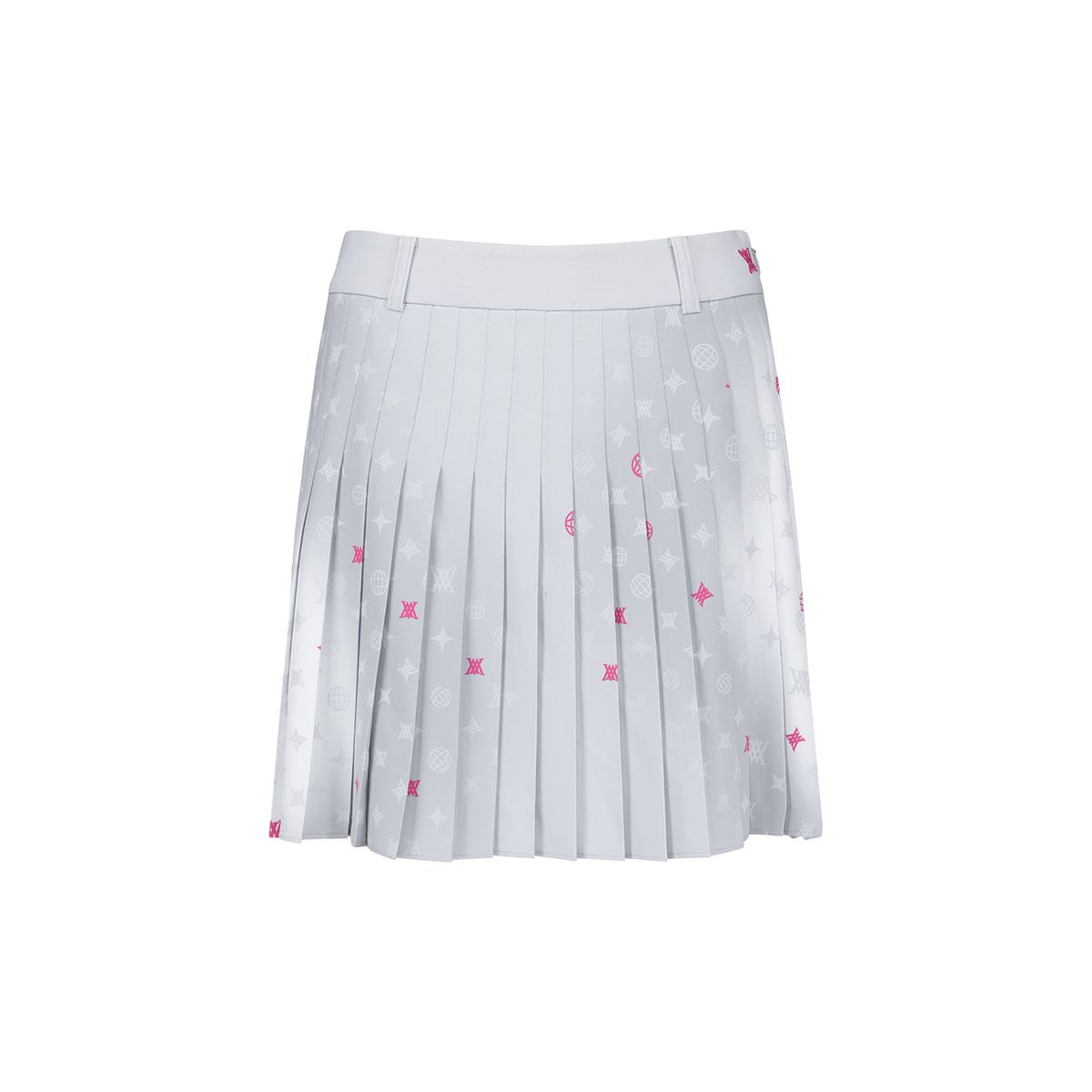어뉴골프(ANEW GOLF) WOMEN SM GRADATION PATTERN PLEATED SKIRT_LG