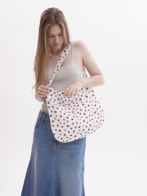 Burgundy Rose Easy Bag (Ivory)