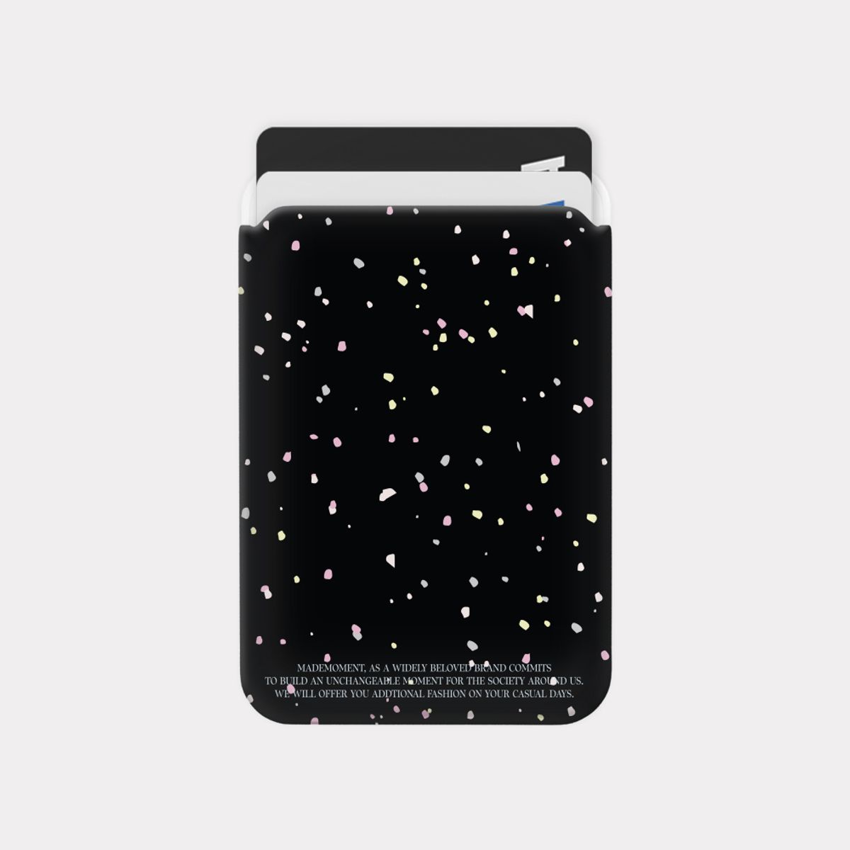 메이드모먼(MADEMOMENT) pastel terrazzo pattern 디자인 [맥세이프 카드슬롯]