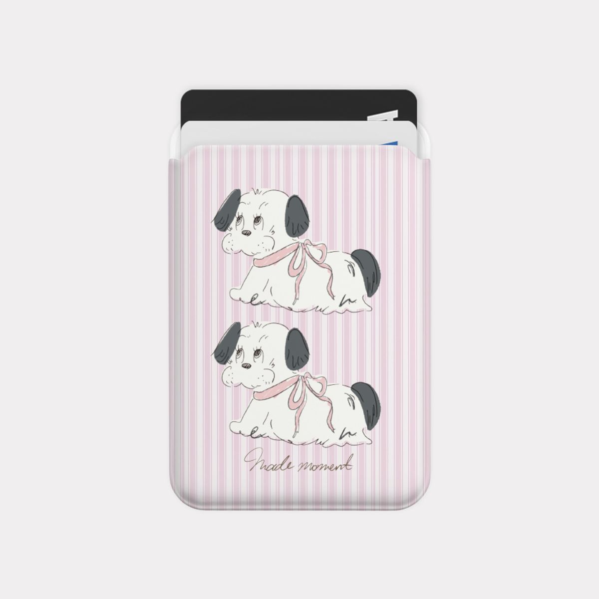 메이드모먼(MADEMOMENT) doodle puppy 디자인 [맥세이프 카드슬롯]