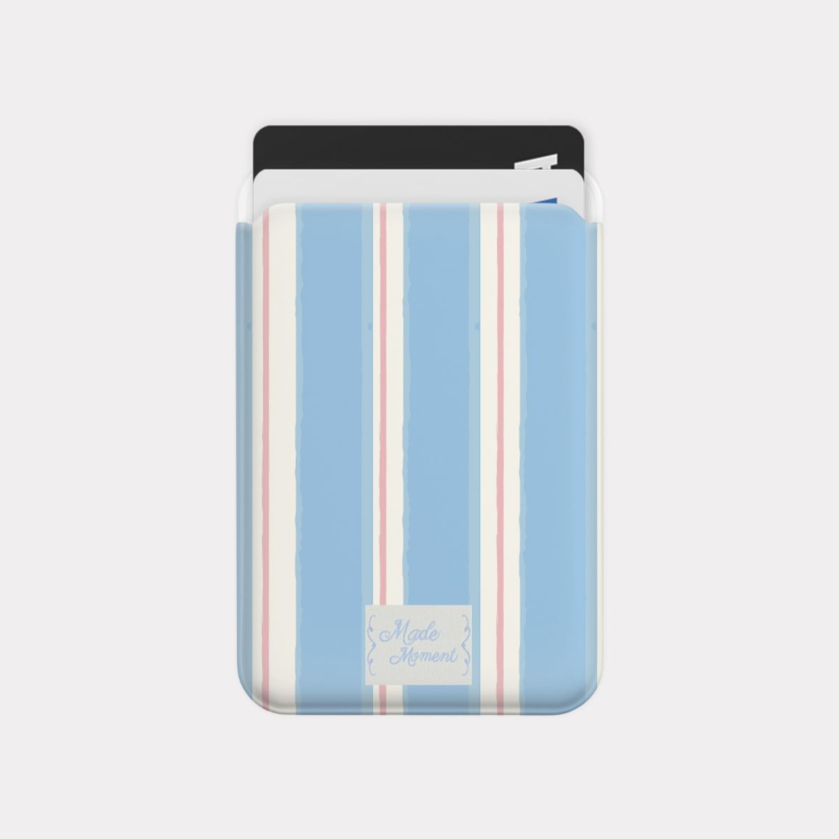 메이드모먼(MADEMOMENT) cotton stripe 디자인 [맥세이프 카드슬롯]