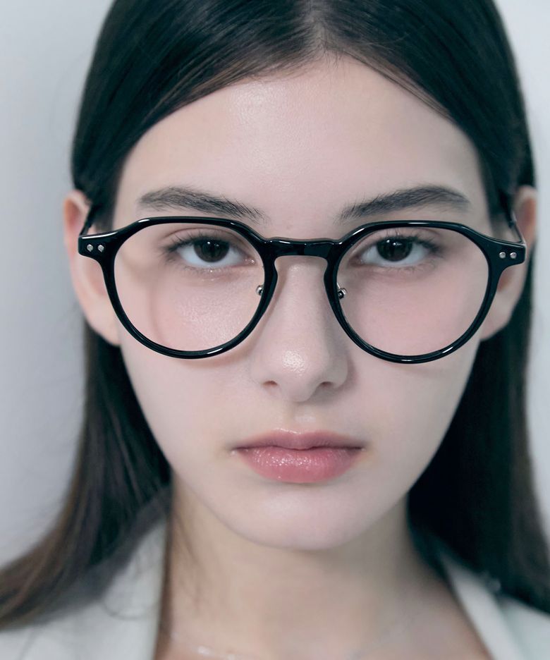 Lorca Glasses [BLACK SILVER]