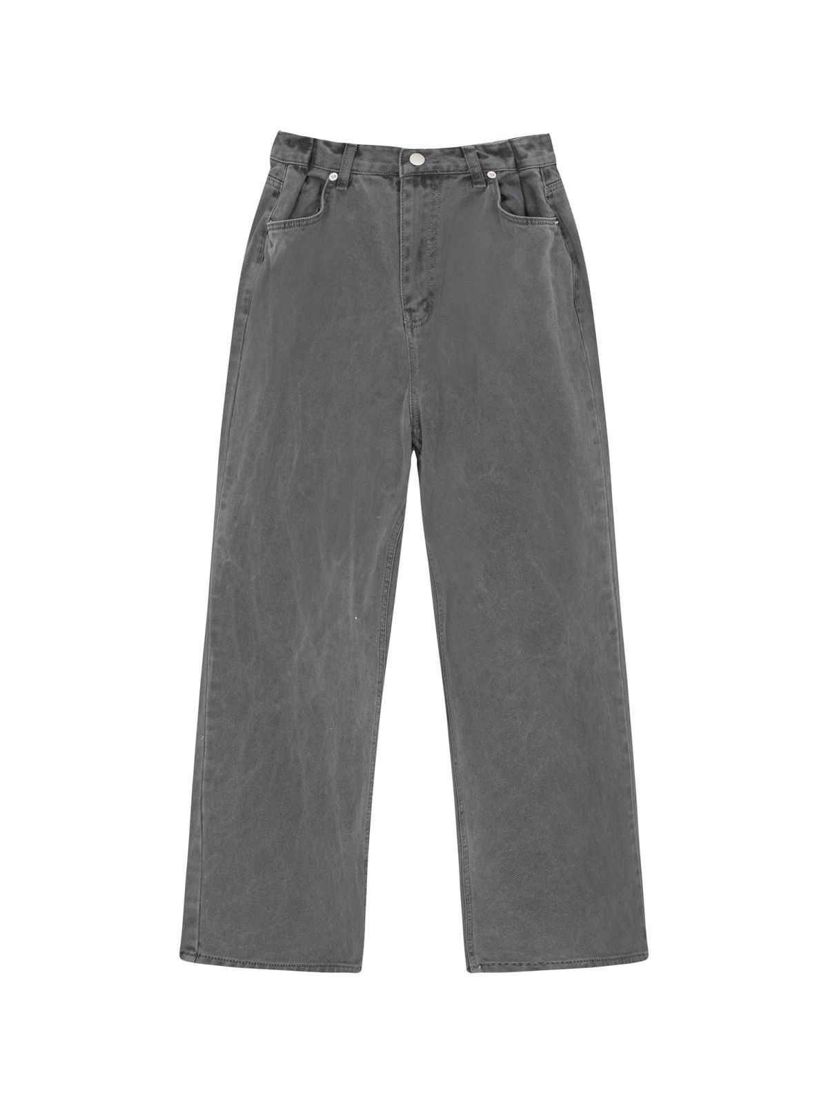 샐러드바구니(SALAD BAGUNI) Washed tuck pocket pants - dark gray