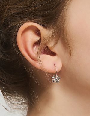 쁘띠 조이 블라썸 후프 꽃 귀걸이