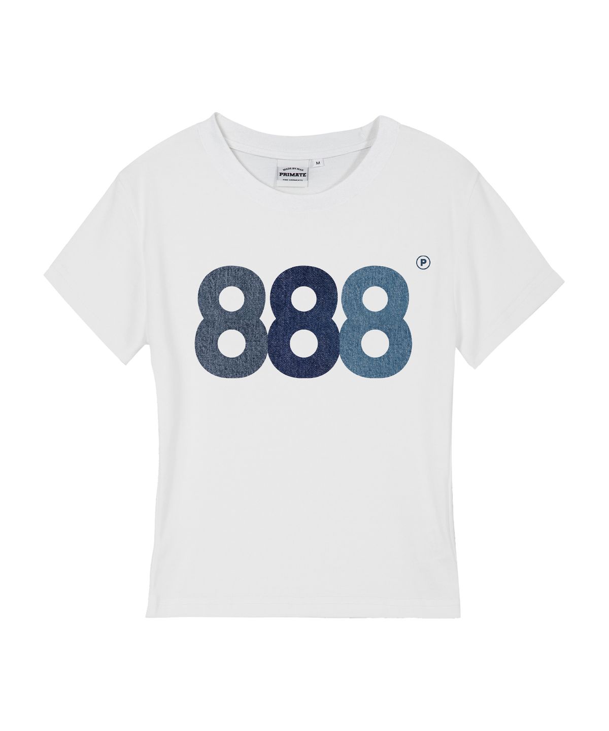 프라임에이트(PRIMATE) DENIM NUMBER.888 여성 슬림핏 반팔티셔츠 3 COLORS