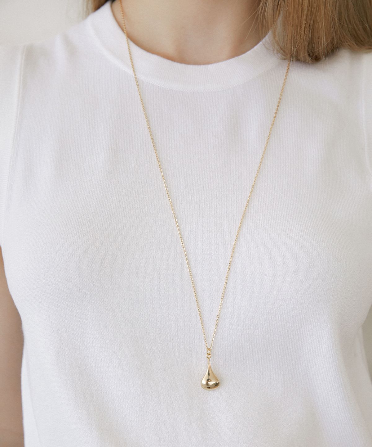 할렌(HALDEN) gourd bottle pendant necklace (N039_gold)