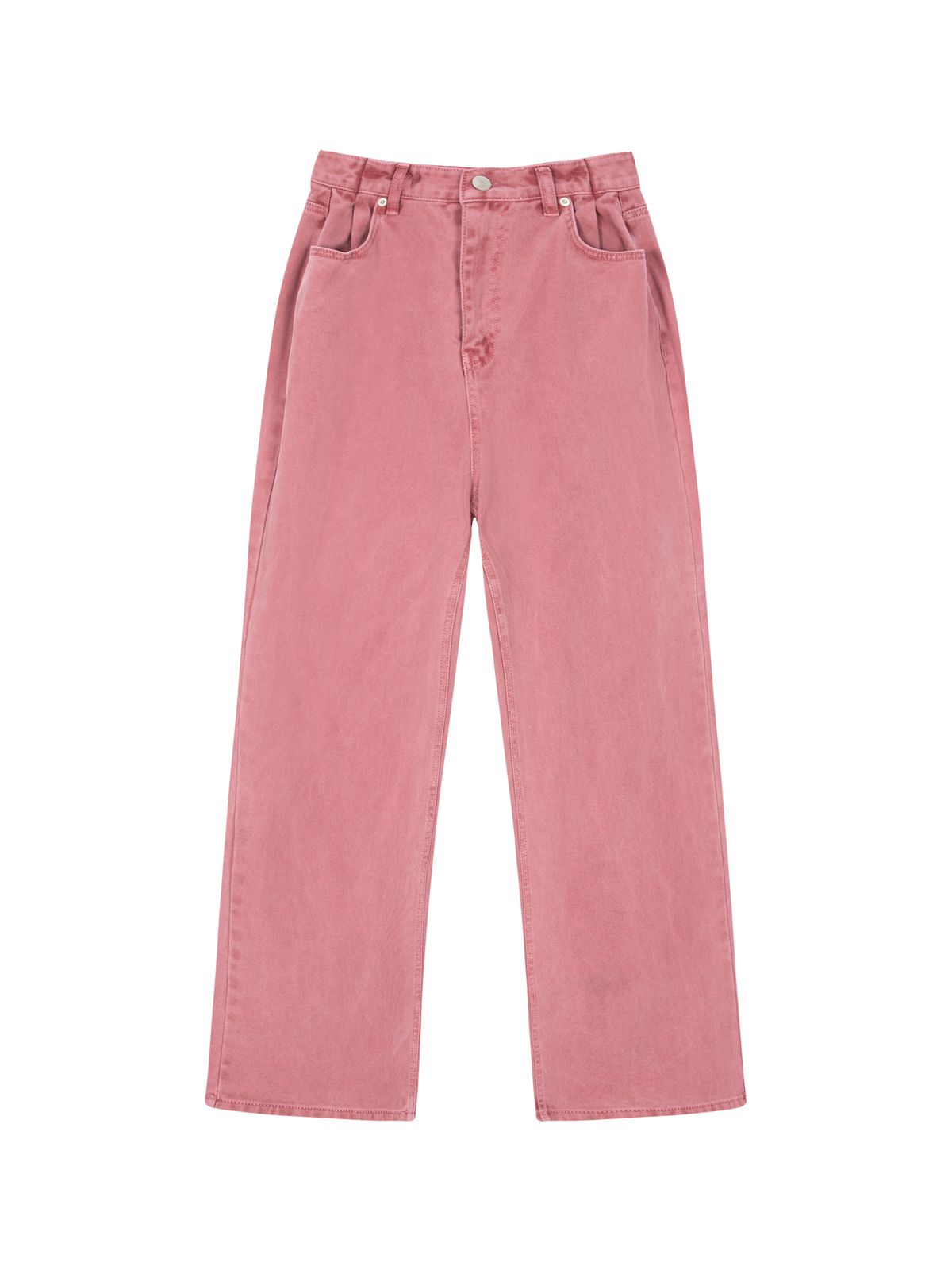 샐러드바구니(SALAD BAGUNI) Washed tuck pocket pants - pink