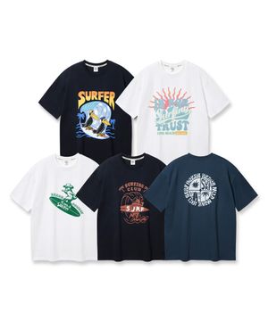 바캉스룩 그래픽 반팔티 10종 택1