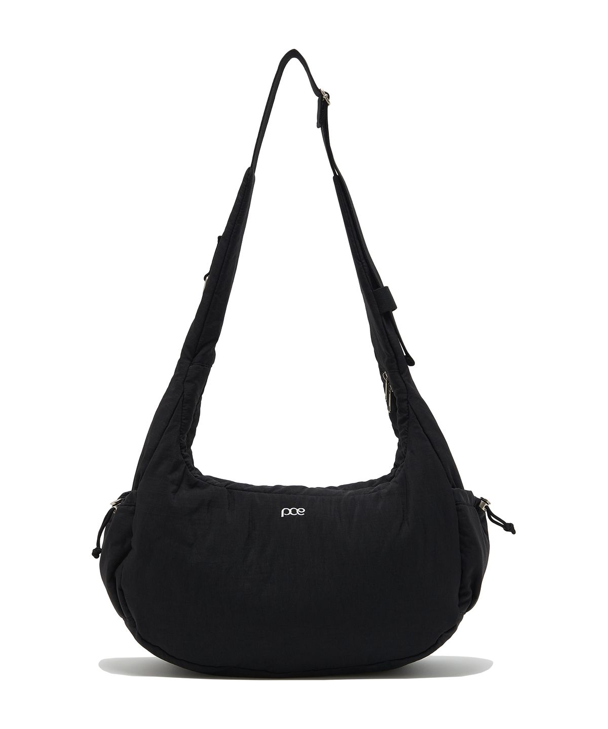 피스메이커(PIECE MAKER) MULTI POCKET CUSHION CROSS BAG (BLACK)