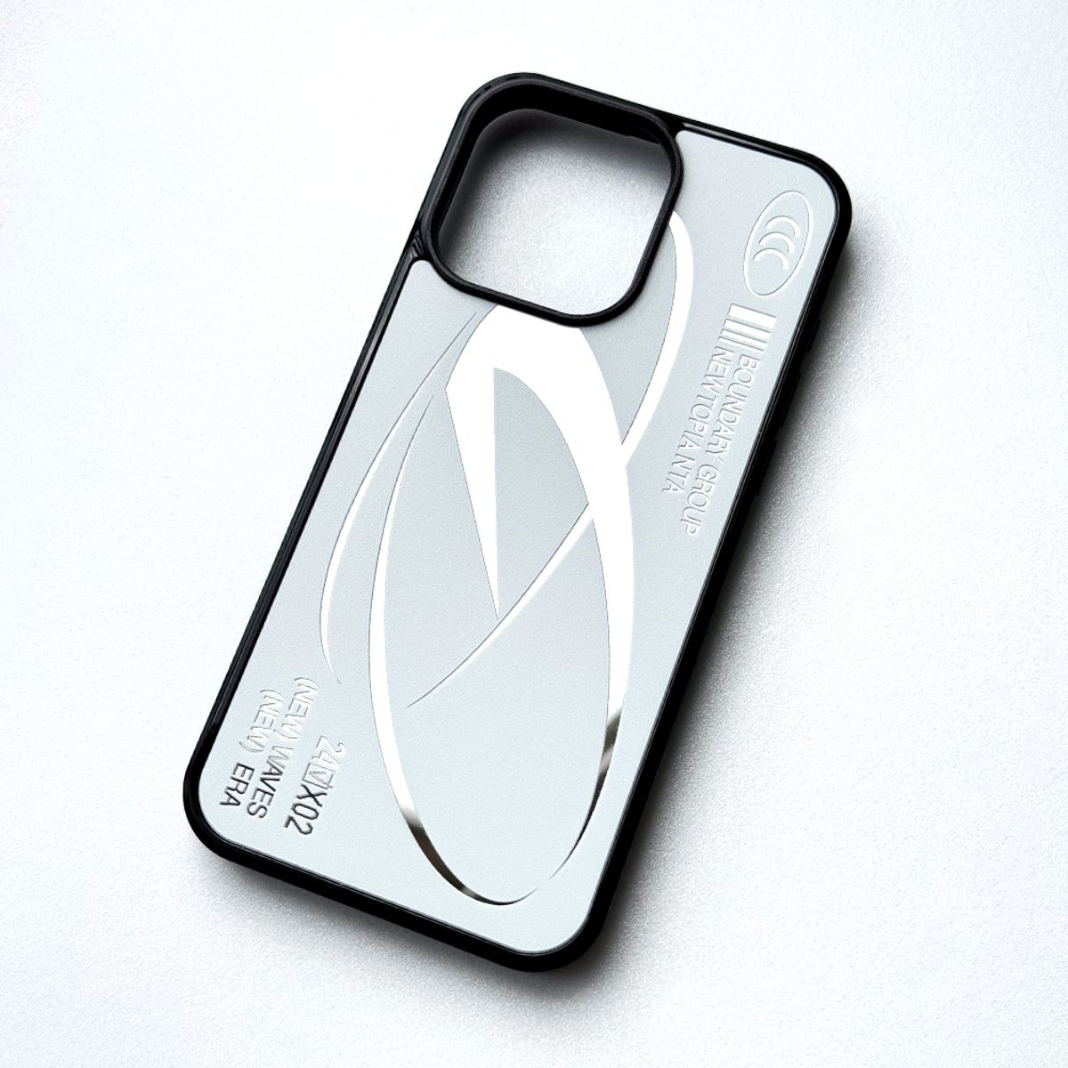 메모리즈바운더리(MEMORIESBOUNDARY) New Waves New Era Bumper Mirror Case (White)/(MagSafe)