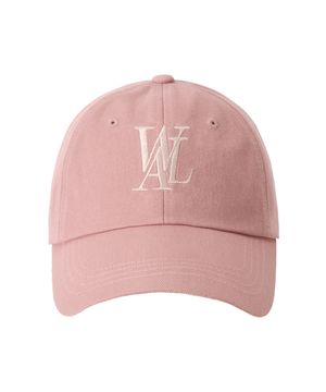 Signature Logo ball cap - DUSTY PINK (PINK LOGO)