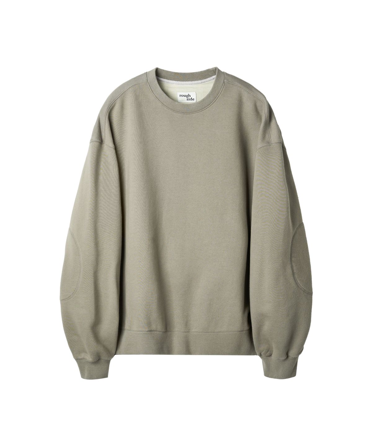 러프사이드(ROUGHSIDE) Oversized Sweat Shirt Humus