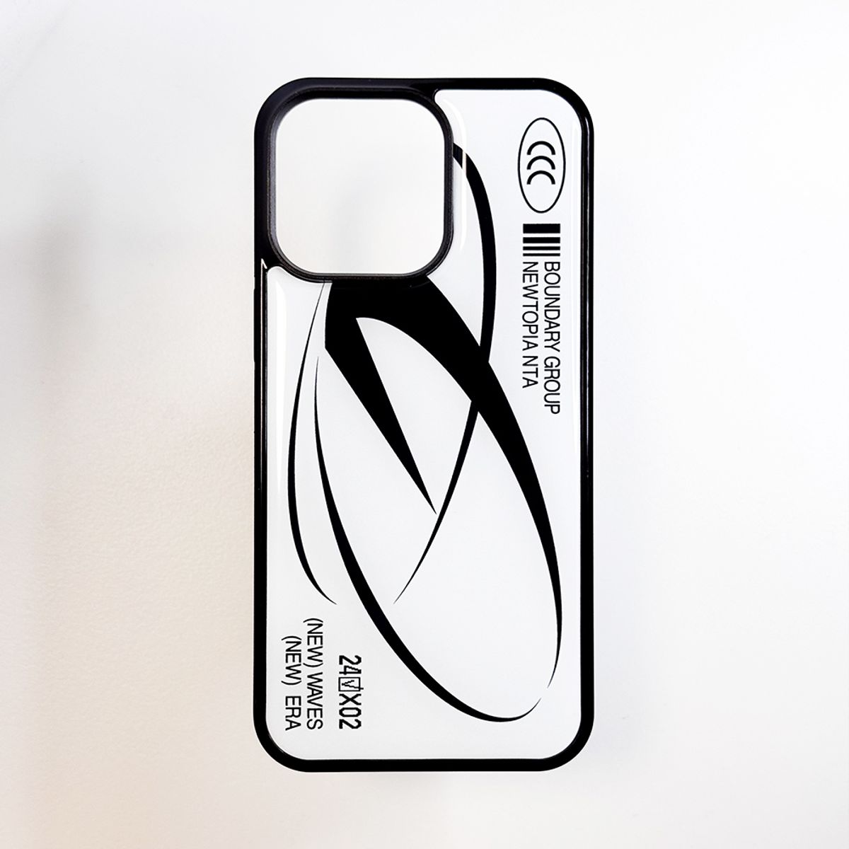 메모리즈바운더리(MEMORIESBOUNDARY) New Waves New Era Phone Case (Black)/(Epoxy)