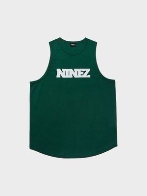 심플 로고 코튼 슬리브리스 (그린)