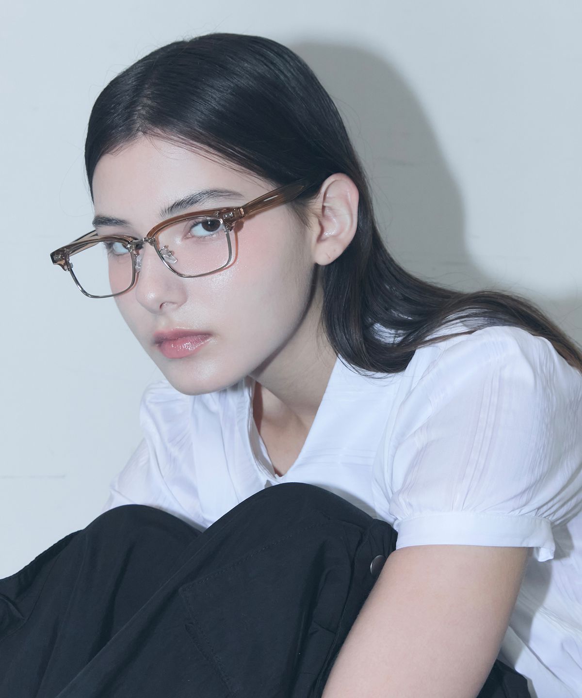 오아트(OART) Noor Glasses [BROWN CRYSTAL]
