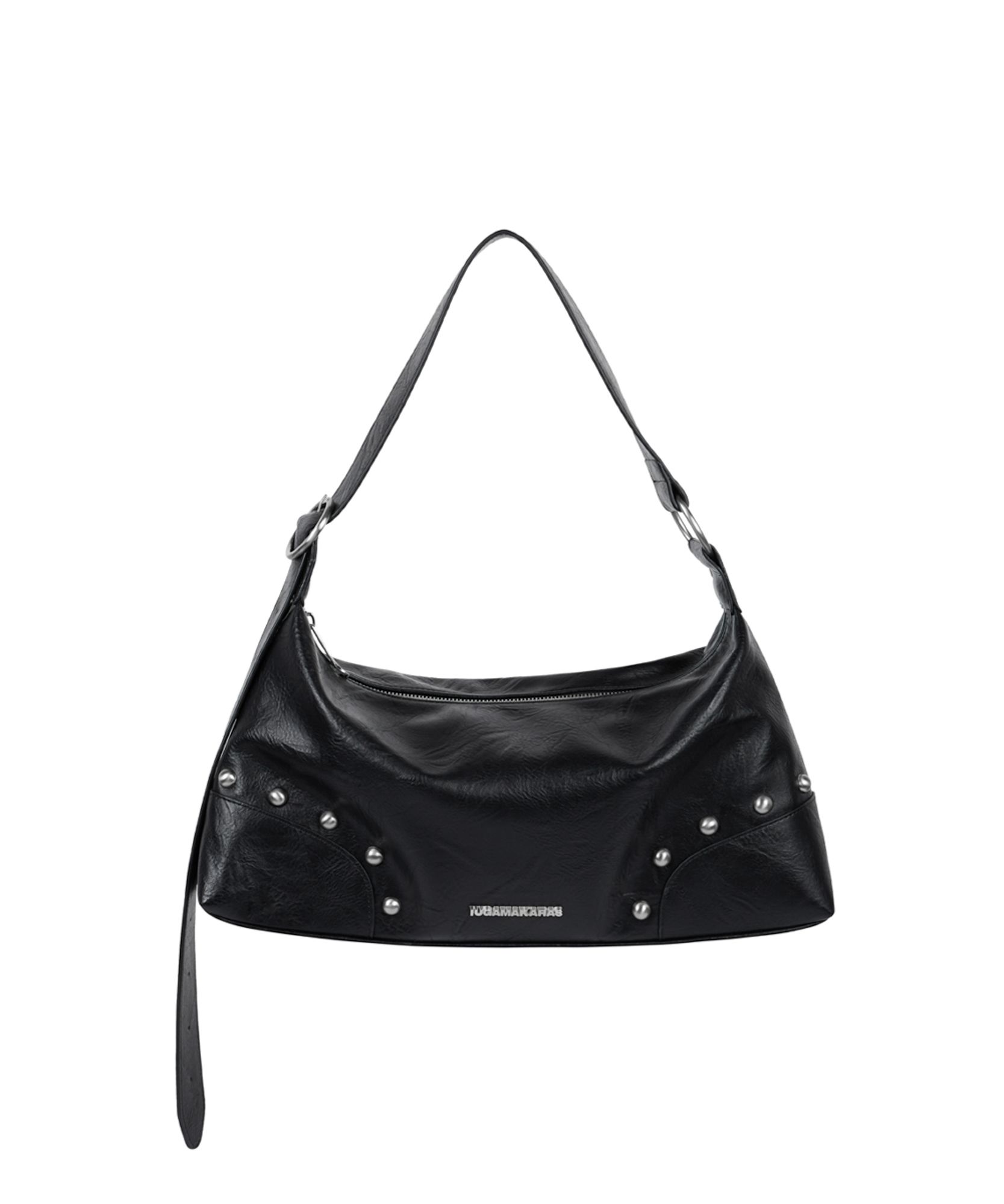 MUSINSA公式 | IUGAMAKARAS Studded Hobo Bag (Black)