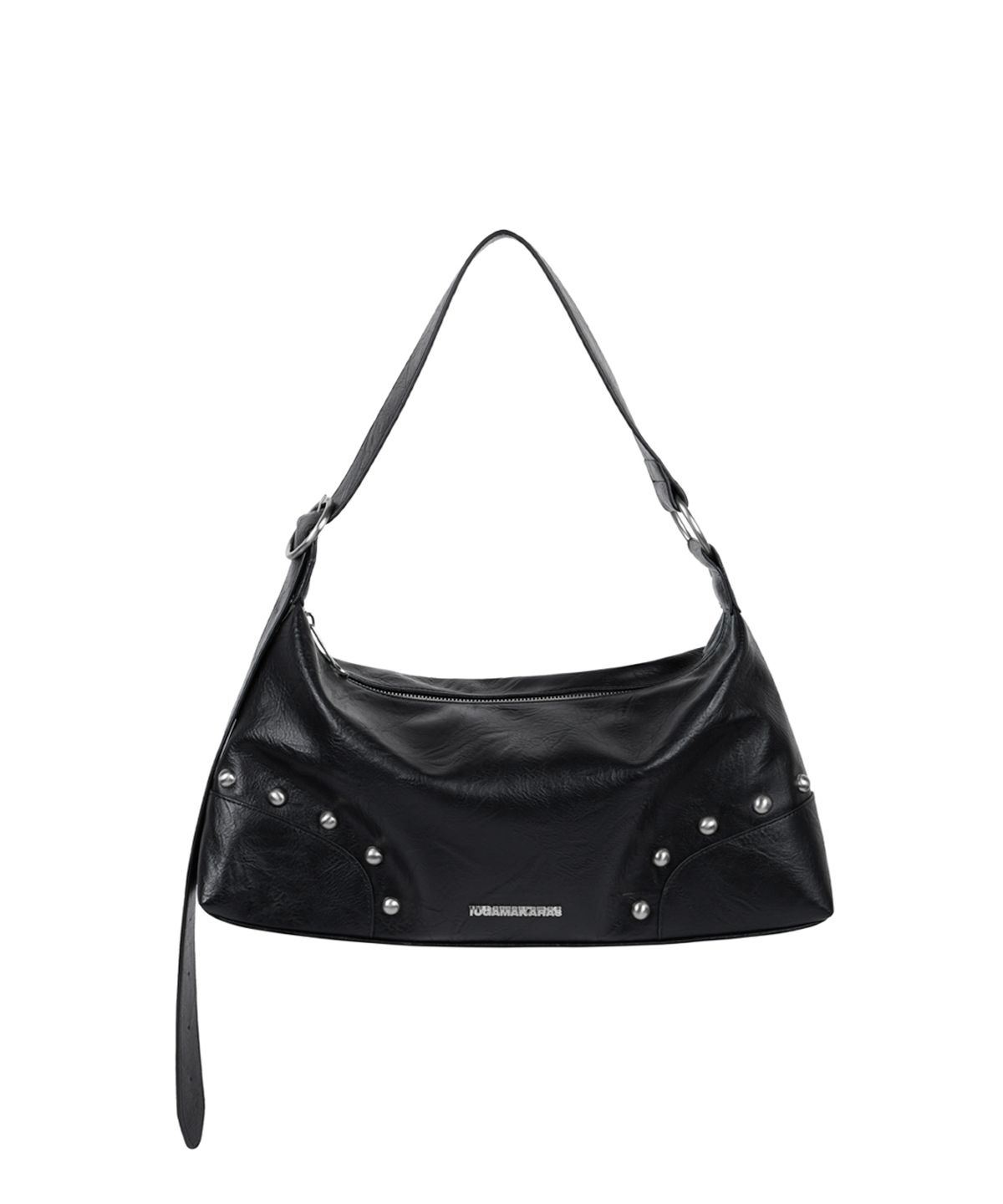 이우가마카라스(IUGAMAKARAS) Studded Hobo Bag (Black)