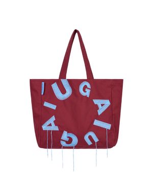 IUGA Big Shopper Bag (Burgundy)