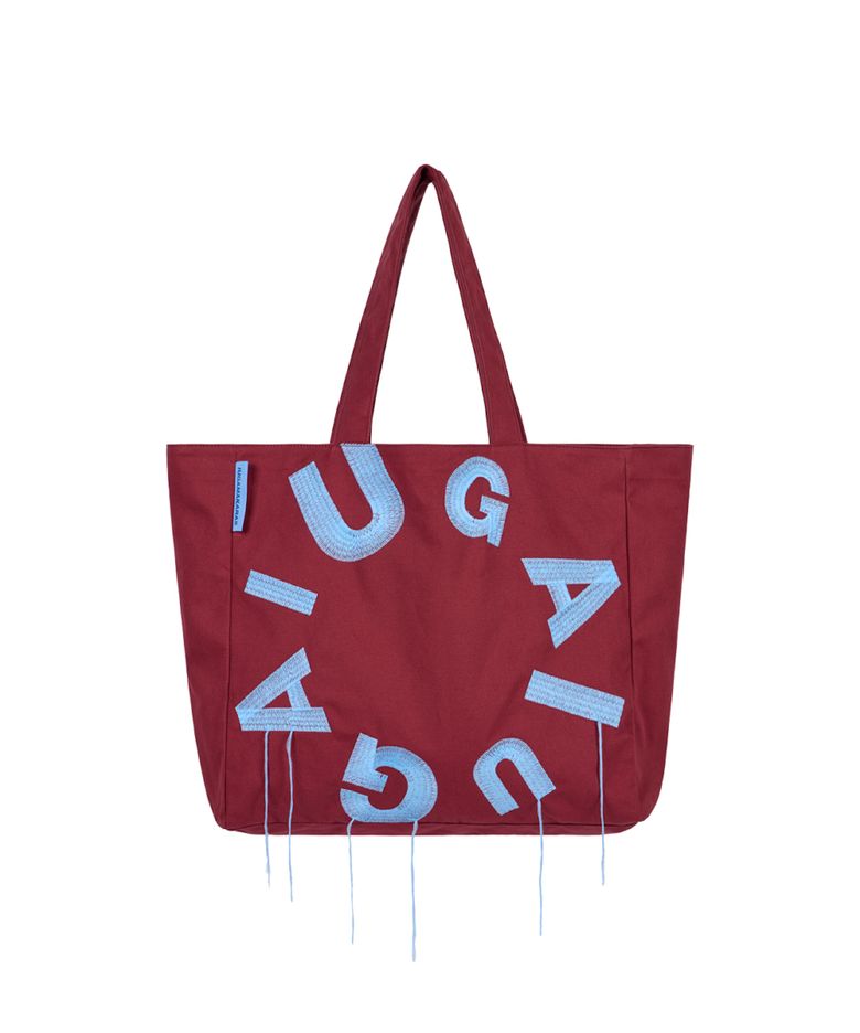 IUGA Big Shopper Bag (Burgundy)