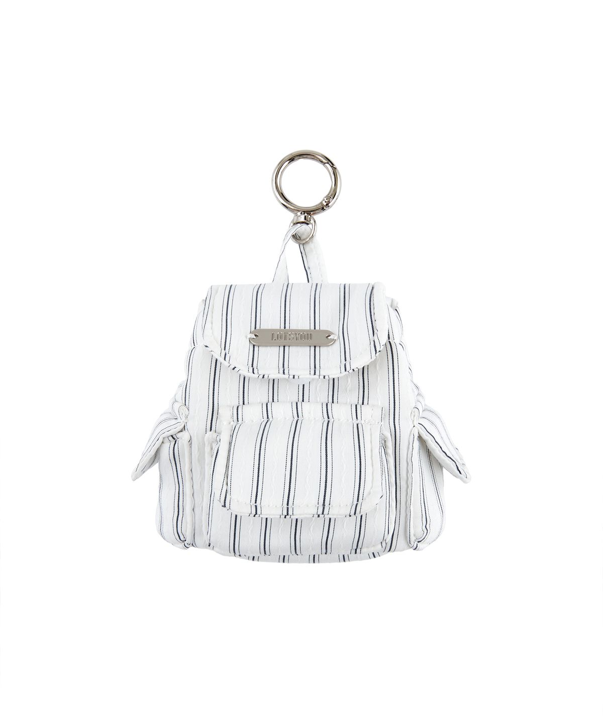 라츠유(LOTSYOU) lotsyou_Nostalgia Backpack Keyring Stripe