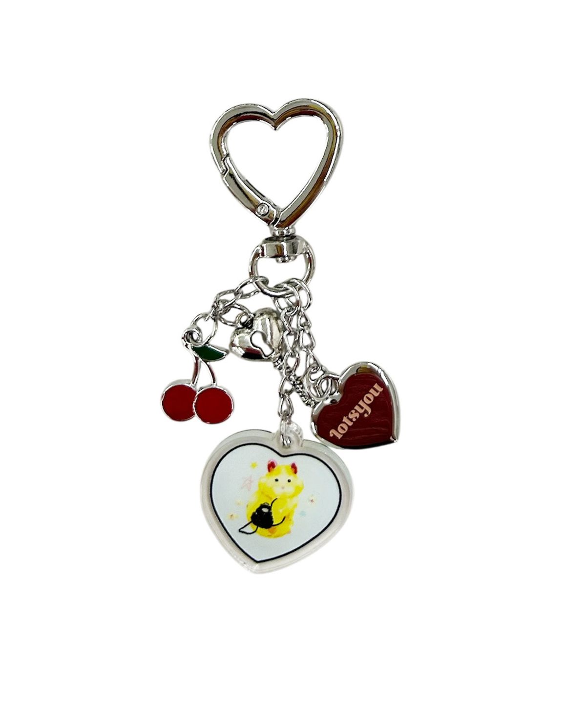 라츠유(LOTSYOU) LOTSYOU X CRAYON RABBIT_Fruits Acrylic Keyring Yellow